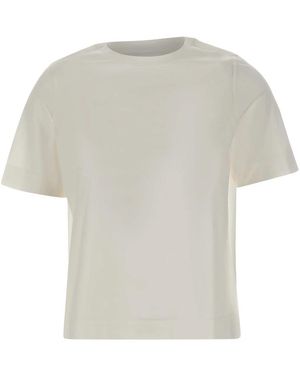 Gran Sasso Tops ,Wit ,Katoen T-Shirt - Grijs