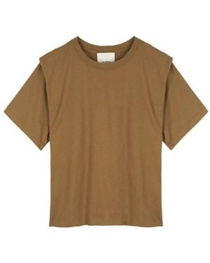 Isabel Marant Tops ,Bruin ,Katoen Zelitos T-Shirt