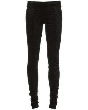 Stouls Broeken ,Zwart ,Katoen Carolyn Leren Legging