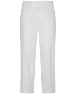 Thom Browne Straight Trousers - Bianco