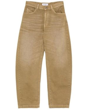 The Attico Loose Fit Jeans - Natural