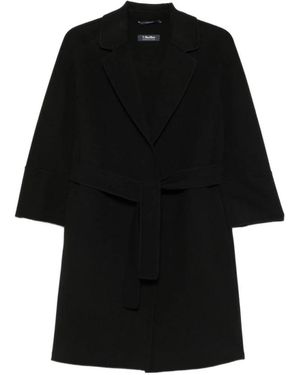 Max Mara Belted Coats - Negro