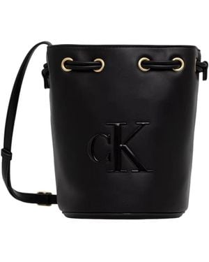 Calvin Klein Bucket Bags - Black