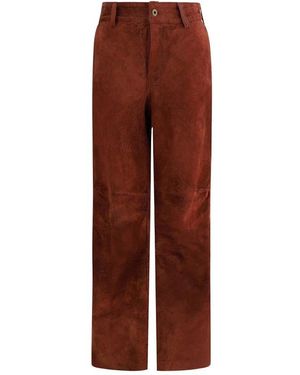 Salvatore Santoro Straight Trousers - Marrone