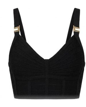 Elisabetta Franchi Sleeveless Tops - Black