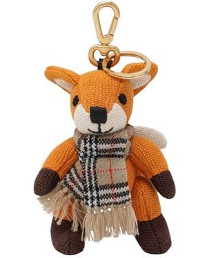 Burberry Fuchs-Anhänger - Mettallic