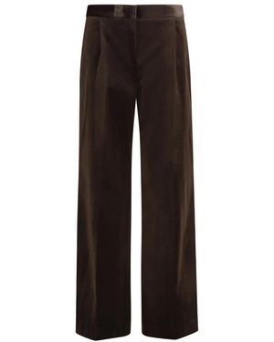 Lardini Wide Trousers - Marrone