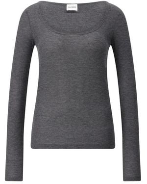 Closed Round-Neck Knitwear - Grigio