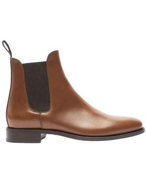 SCAROSSO Chelsea Boots - Brown