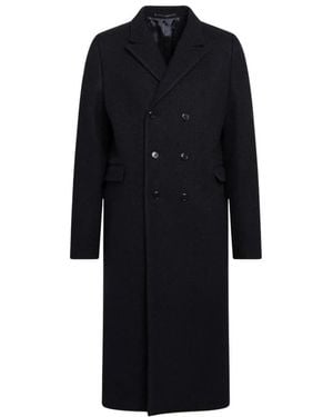 Prada Double-Breasted Coats - Negro