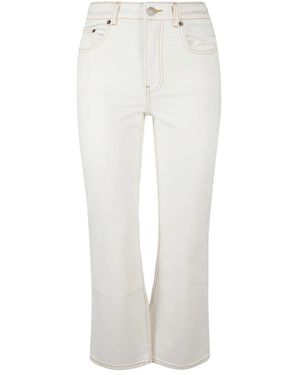 Tory Burch Boot-Cut Jeans - Wit
