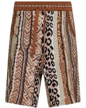 Laneus Casual Shorts - Brown