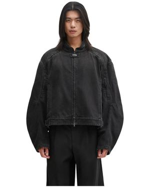 Vetements Racing Denim Jacket - Zwart