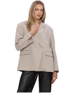 Moss Copenhagen Jassen ,Marceli Oversized Blazer - Grijs