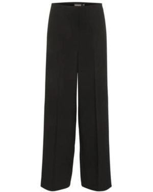 Soaked In Luxury Wide Trousers - Black