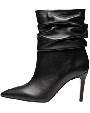Poche Paris Heeled Boots - Negro