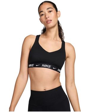 Nike Indy High Support Padded Adjustable Sports Bra - Zwart