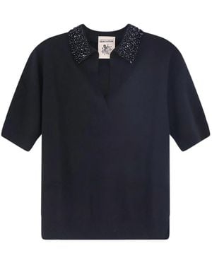 Semicouture Polo Shirts - Blue