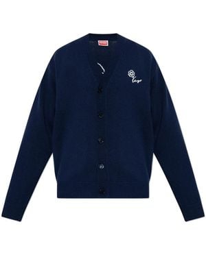 KENZO Cardigans - Blue