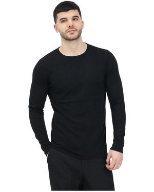SELECTED Round-Neck Knitwear - Nero