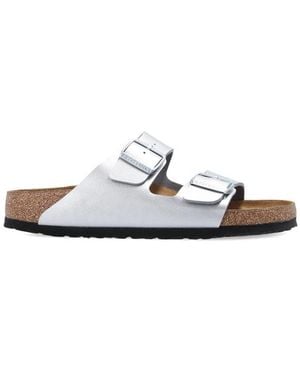 Birkenstock Sliders - White
