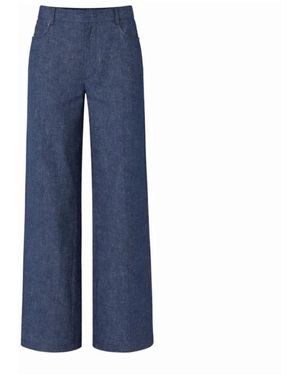 Max Mara Wide Trousers - Blue