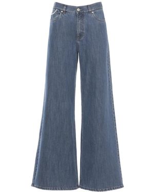 Panicale Wide Jeans - Azul