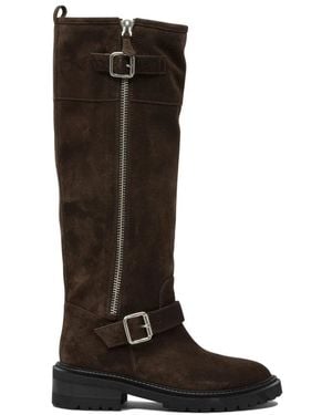 Via Roma 15 High Boots - Brown