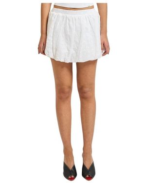 Guess Rokken ,Wit ,Katoen Katoenen Minirok
