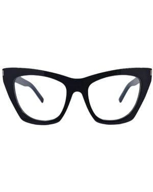 Saint Laurent Kate Opt Schmetterling Sonnenbrille - Schwarz