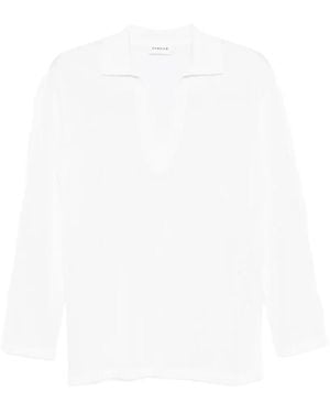 P.A.R.O.S.H. V-Neck Knitwear - Blanc
