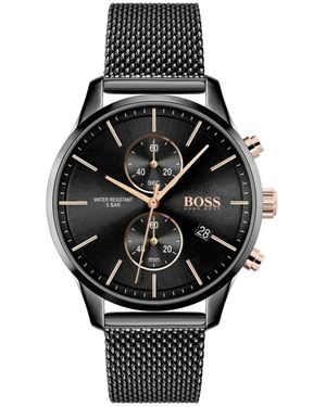 HUGO Associate Chronograph - Zwart