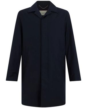 Canali Klassieke Trenchcoat - Blauw