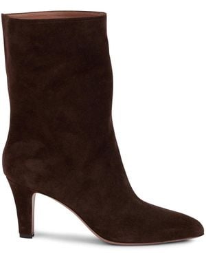 Paris Texas Heeled Boots - Brown