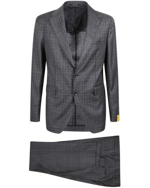 Tagliatore Single Breasted Suits - Grey