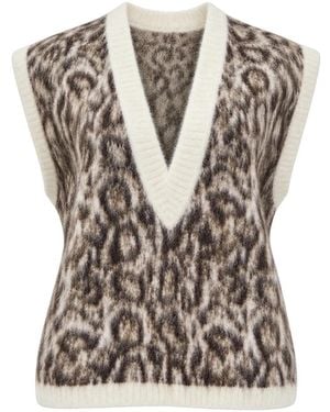 Phisique Du Role V-Neck Knitwear - Neutre