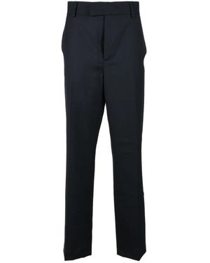 Séfr Broeken ,Blauw ,Wol Polyester Wolmix Stijlvolle Broek