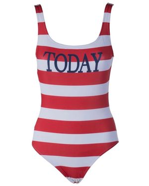 Alberta Ferretti One-Piece - Rouge