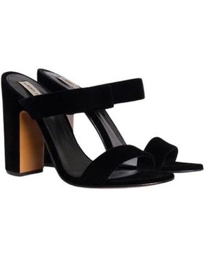 Alberta Ferretti Heeled Mules - Negro