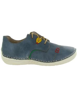 Rieker Laced Shoes - Bleu