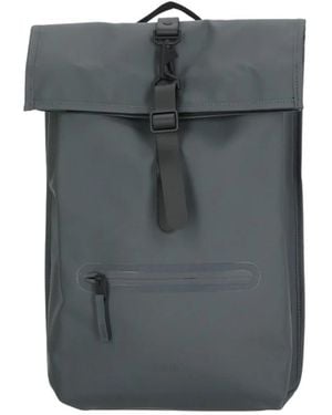 Rains Rolltop Rucksack - Grau
