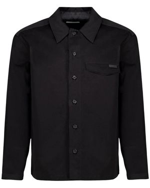 Saint Laurent Overhemden ,Zwart ,Katoen Overshirt Van Katoen