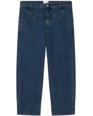 Closed Cropped Jeans - Azul