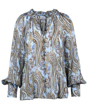 Marella Chiffon-Bluse - Blau