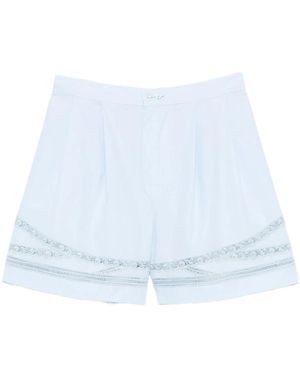 Ermanno Scervino Short Shorts - Azul