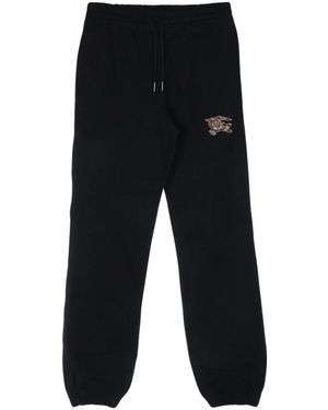 Burberry Ekd Katoenen Joggingbroek - Zwart