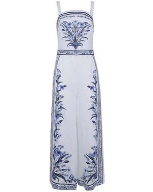 FARM Rio Flowers Arch Jumpsuit - Blau