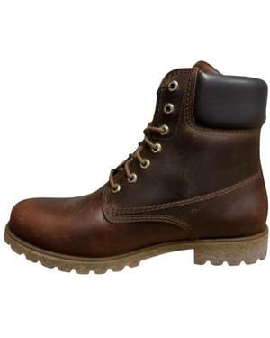 Panama Jack Lace-Up Boots - Marrone
