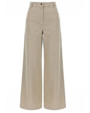 Max Mara Wide Trousers - Natural