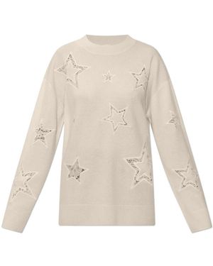 LoveShackFancy Round-Neck Knitwear - Blanco